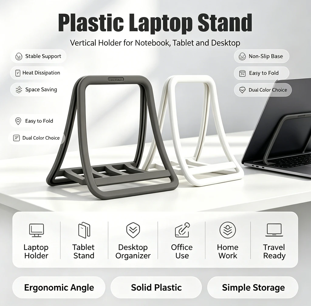 Desk Setup Mac - حامل لابتوب عمودي، حامل نوت بوك