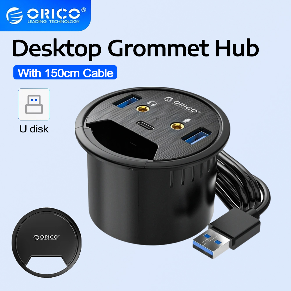 Desk Setup Hub - ORICO محول USB 3.0 مكتبي مع