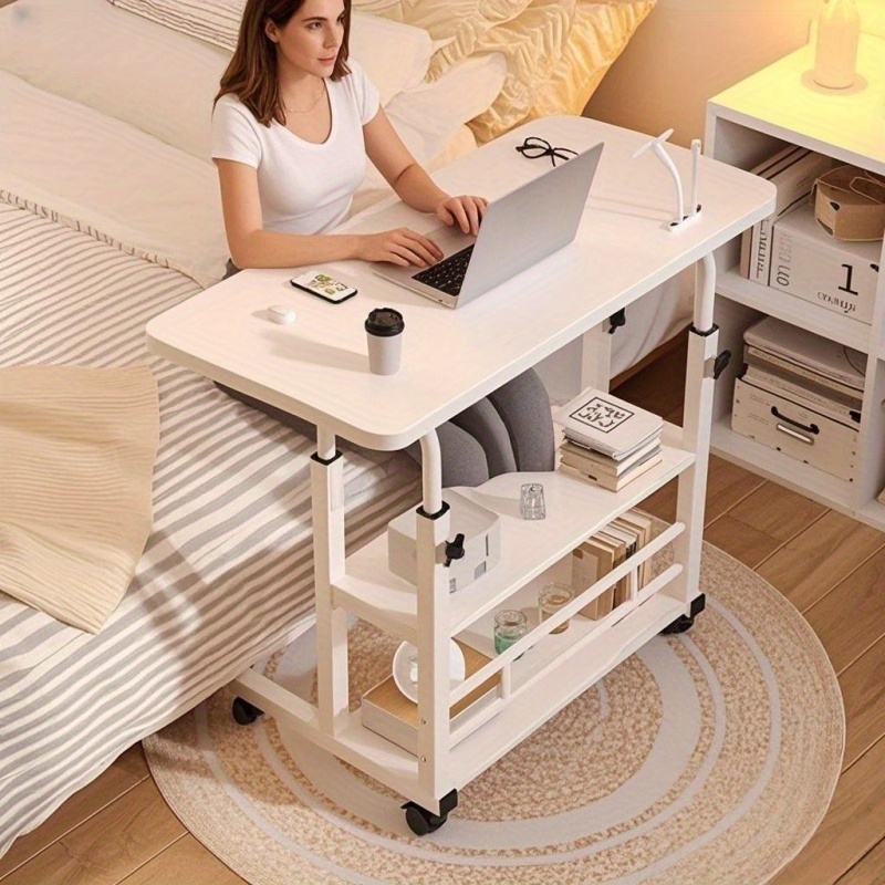 Desk Setup Shelves - طاولة قابلة للطي متعددة الوظائف مع