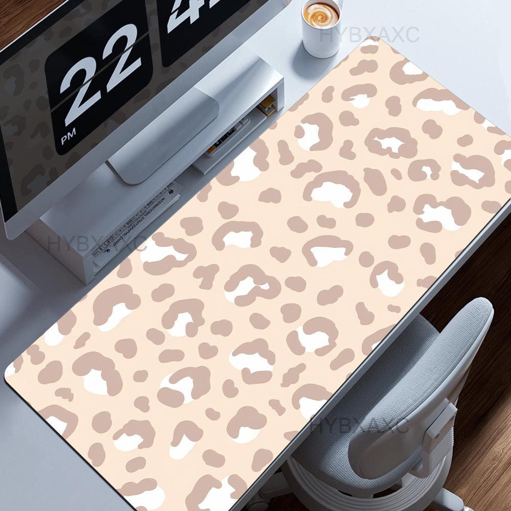 Desk Setup Brown - لوحة مفاتيح وفأرة كمبيوتر مقاس XXL