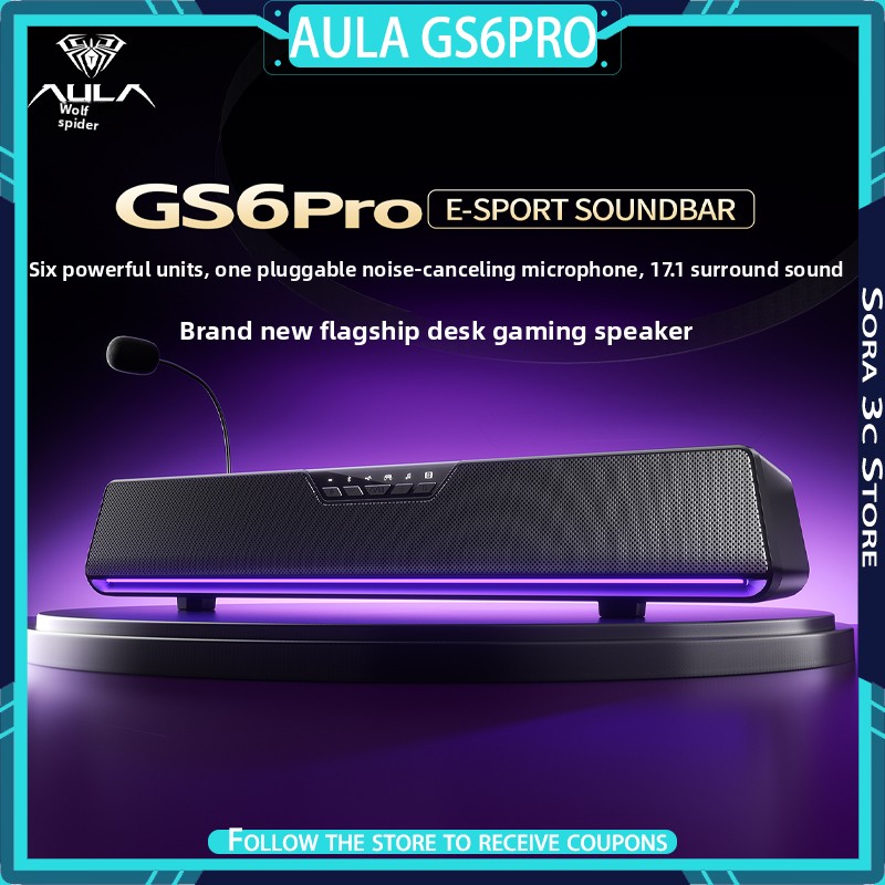 Speaker Desk Setup - مكبر صوت AULA GS6Pro Esports مزود