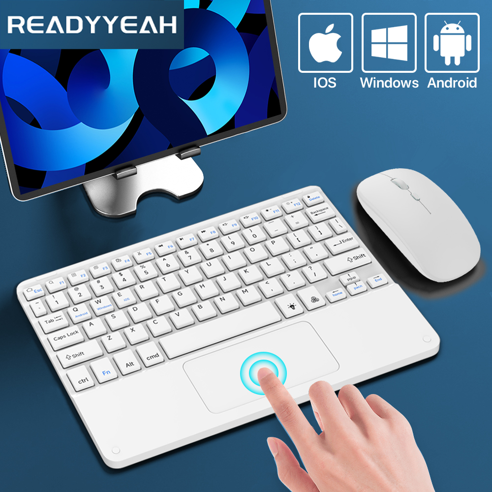 Desk Setup Ipad - لوحة المفاتيح اللاسلكية والماوس ، بلوتوث