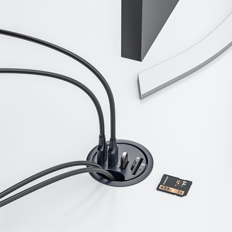 Desk Setup Hub - USB HUB 3.0 جبل في محطة