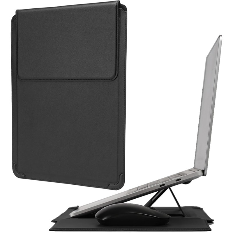 Desk Setup Mac - قابل للتعديل حامل جلدية كمبيوتر محمول