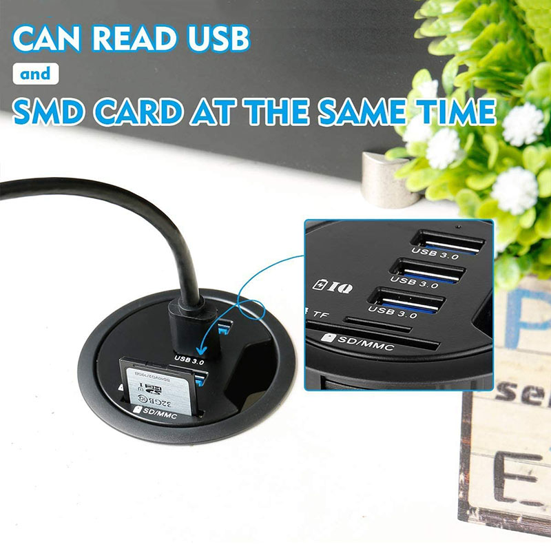 محول USB 3.0 Hub مع صوت ستيريو - مراجعة Desk Setup Hub وسعره
