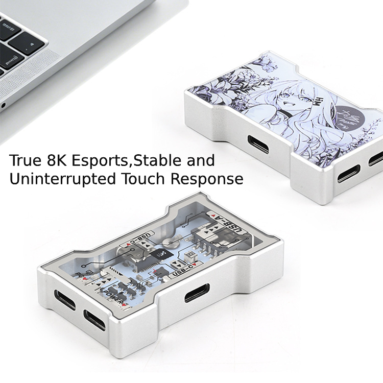موزع USB RGB بإدخالين وثلاثة م - مراجعة Desk Setup Hub وسعره