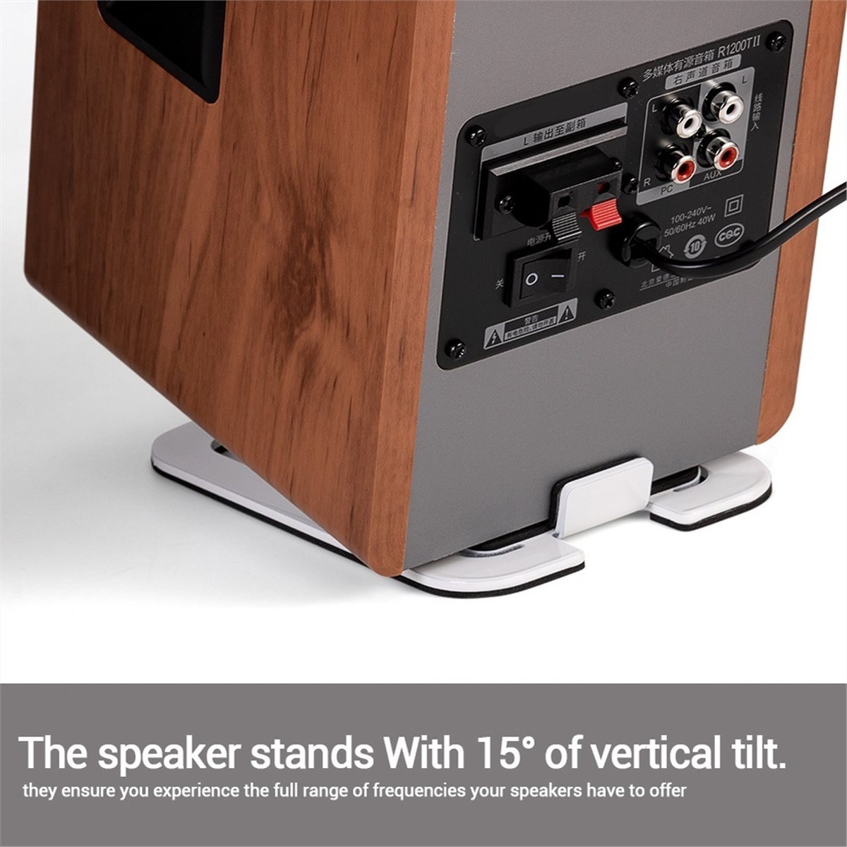 حاملان لمكبرات الصوت المكتبية  - مراجعة Speaker Desk Setup وسعره