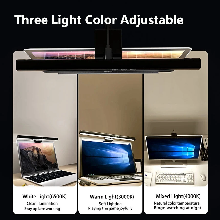 مصباح LED للشاشة بطول 33 سم و5 - مراجعة Desk Setup No Computer وسعره