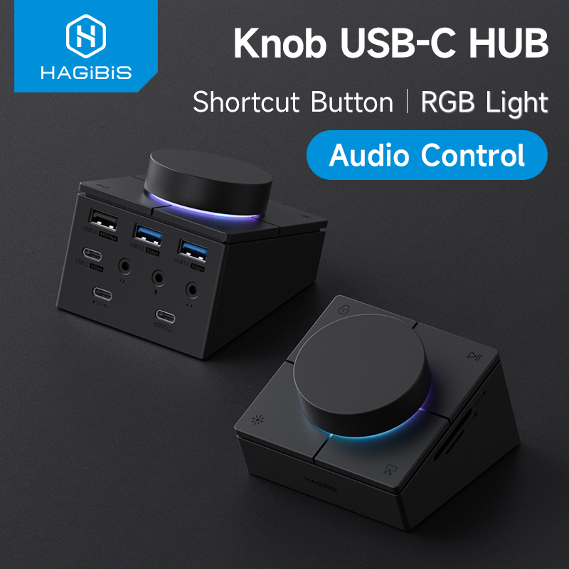 Hagibis مقبض USB C Hub مع أزرا - مراجعة Desk Setup Hub وسعره