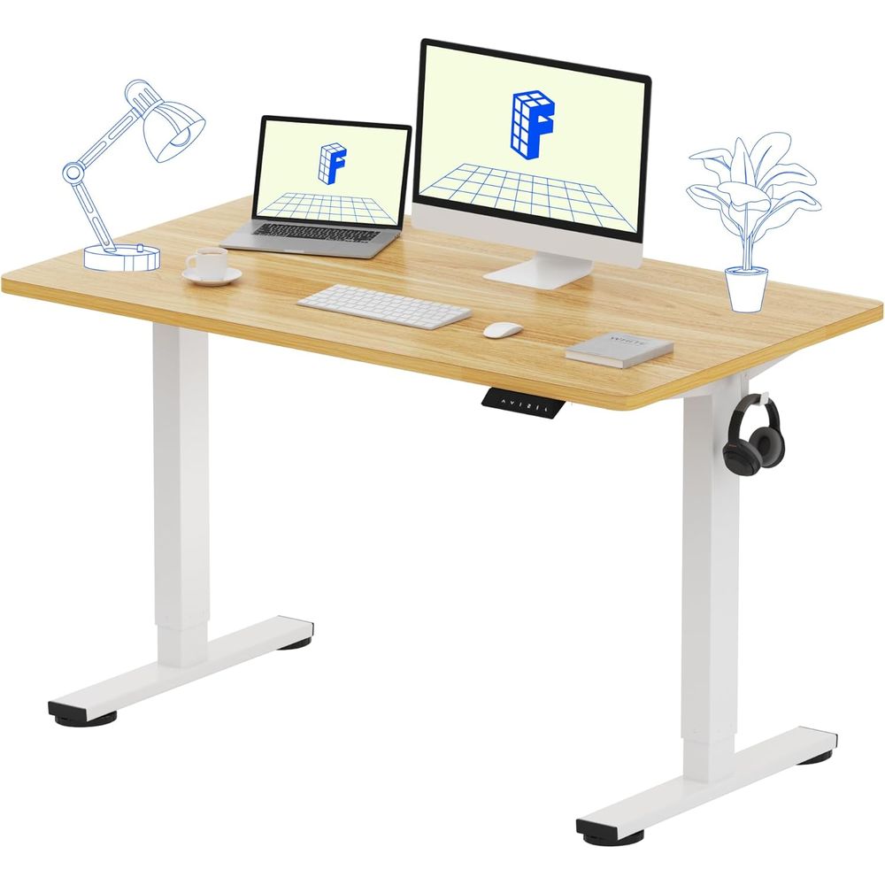 مكتب كهربائي قابل للرفع مقاس 4 - مراجعة Desk Setup One Monitor وسعره