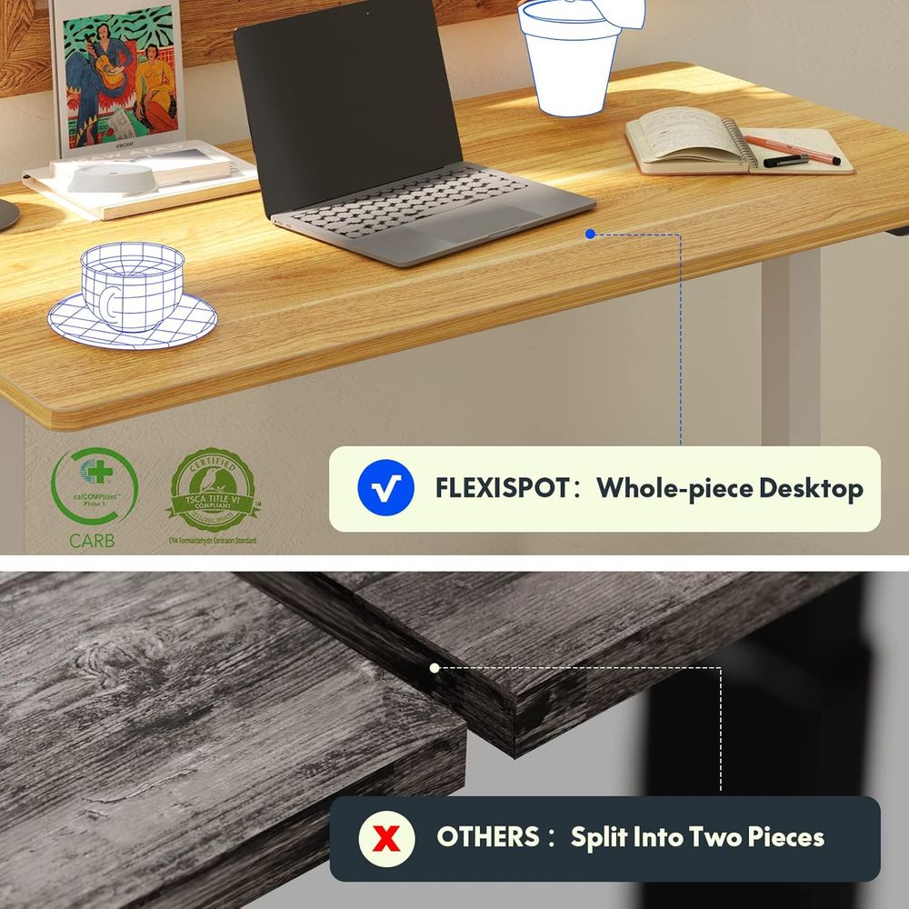 مكتب كهربائي قابل للرفع مقاس 4 - مراجعة Desk Setup One Monitor وسعره