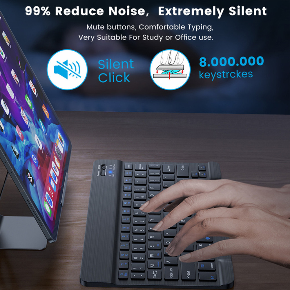 ماوس لوحة مفاتيح لاسلكي بلوتوث - مراجعة Desk Setup Ipad وسعره