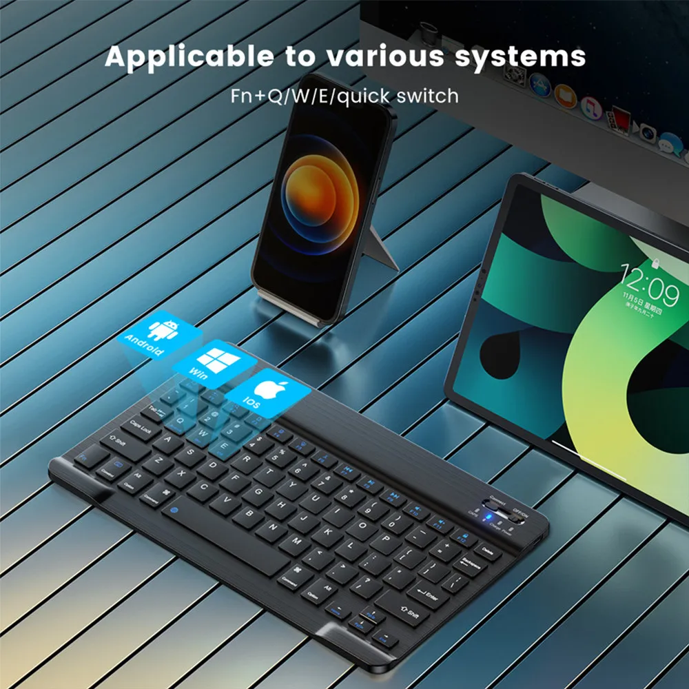 ماوس لوحة مفاتيح لاسلكي بلوتوث - مراجعة Desk Setup Ipad وسعره
