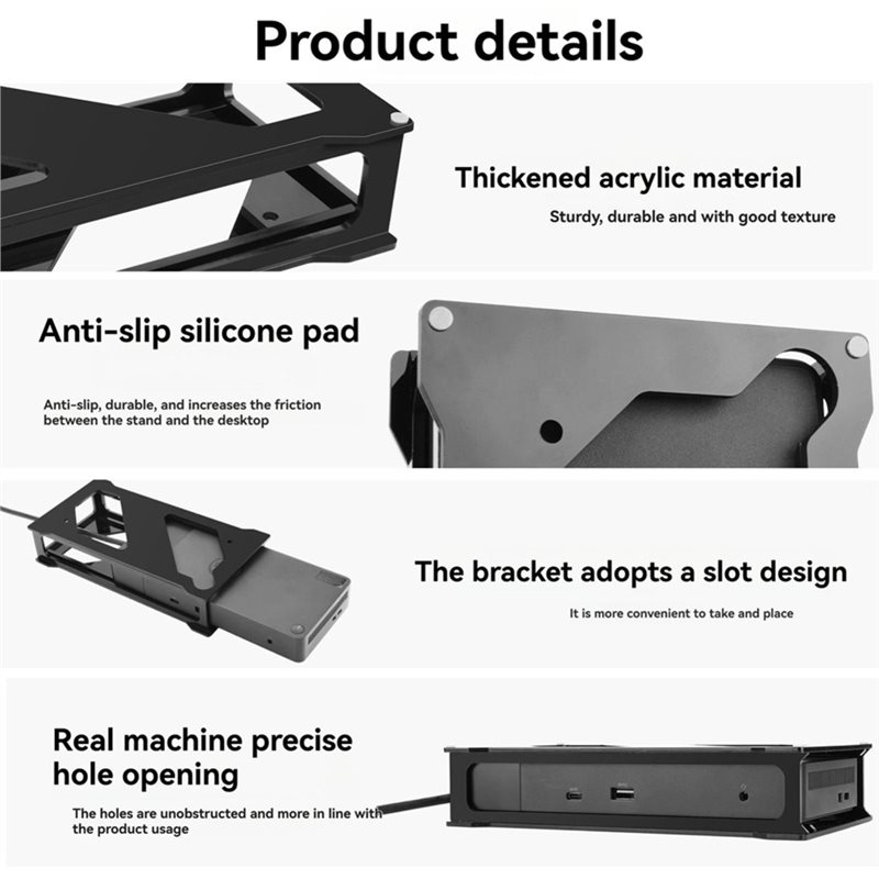 حامل أكريليك تحت المكتب لمحطة  - مراجعة Desk Setup Hub وسعره