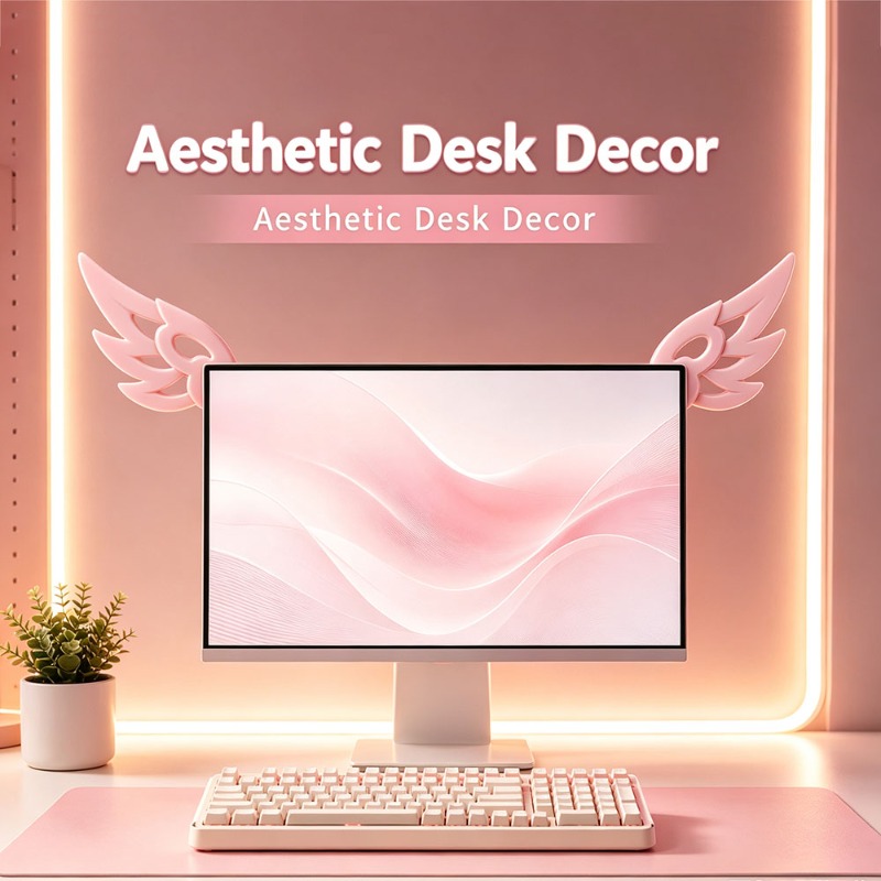 زينة ثلاثية الأبعاد على شكل أج - مراجعة Desk Setup No Computer وسعره