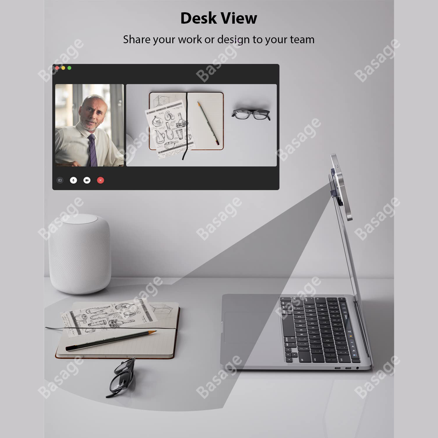 حامل كاميرا مستمر لأجهزة الكمب - مراجعة Desk Setup Mac وسعره