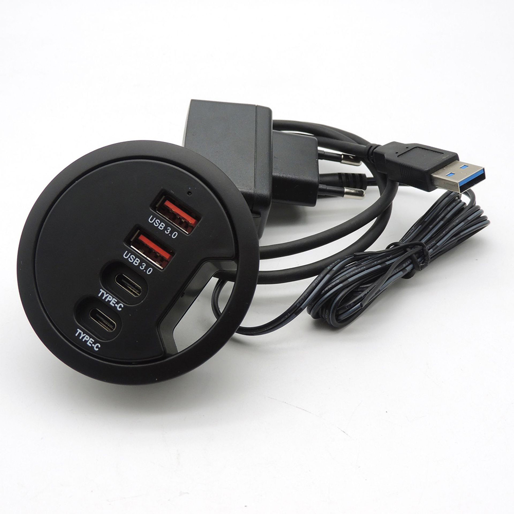 USB مكتب Hub USB3.0 HUB مع 2 م - مراجعة Desk Setup Hub وسعره