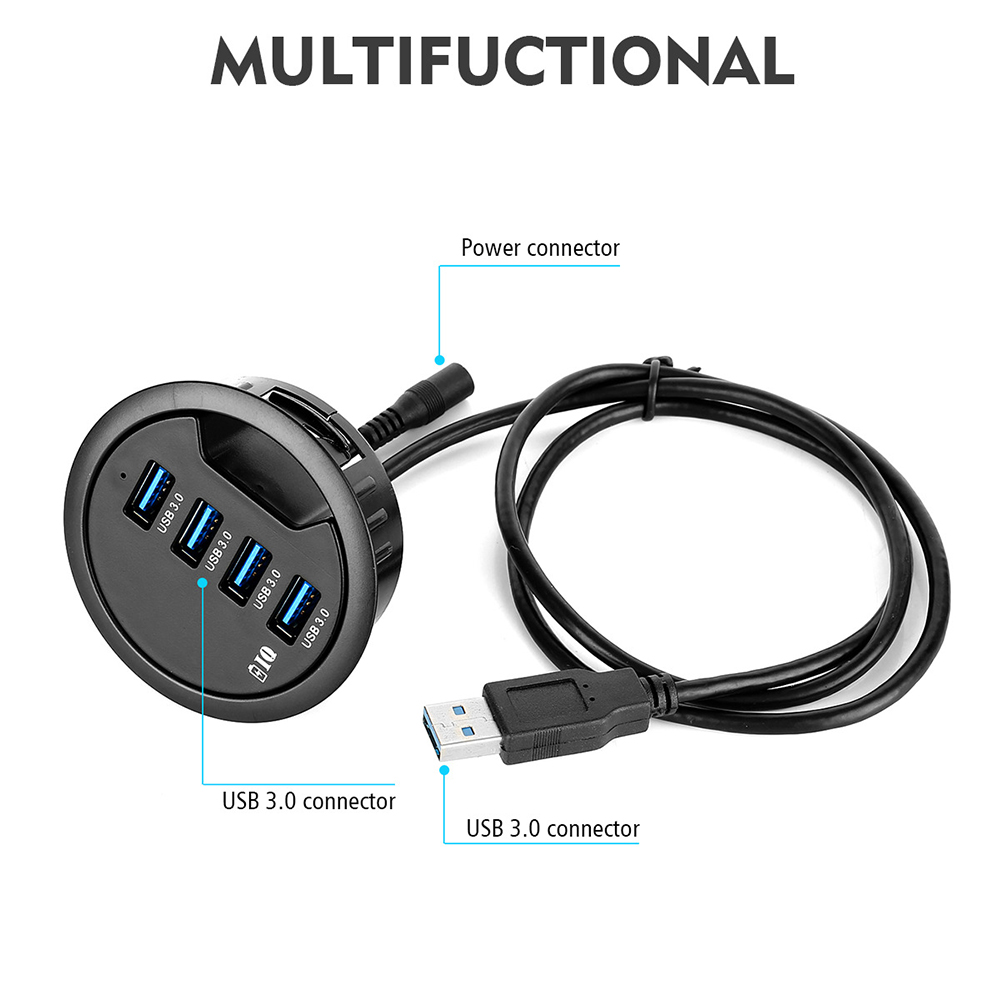 USB مكتب Hub USB3.0 HUB مع 2 م - مراجعة Desk Setup Hub وسعره