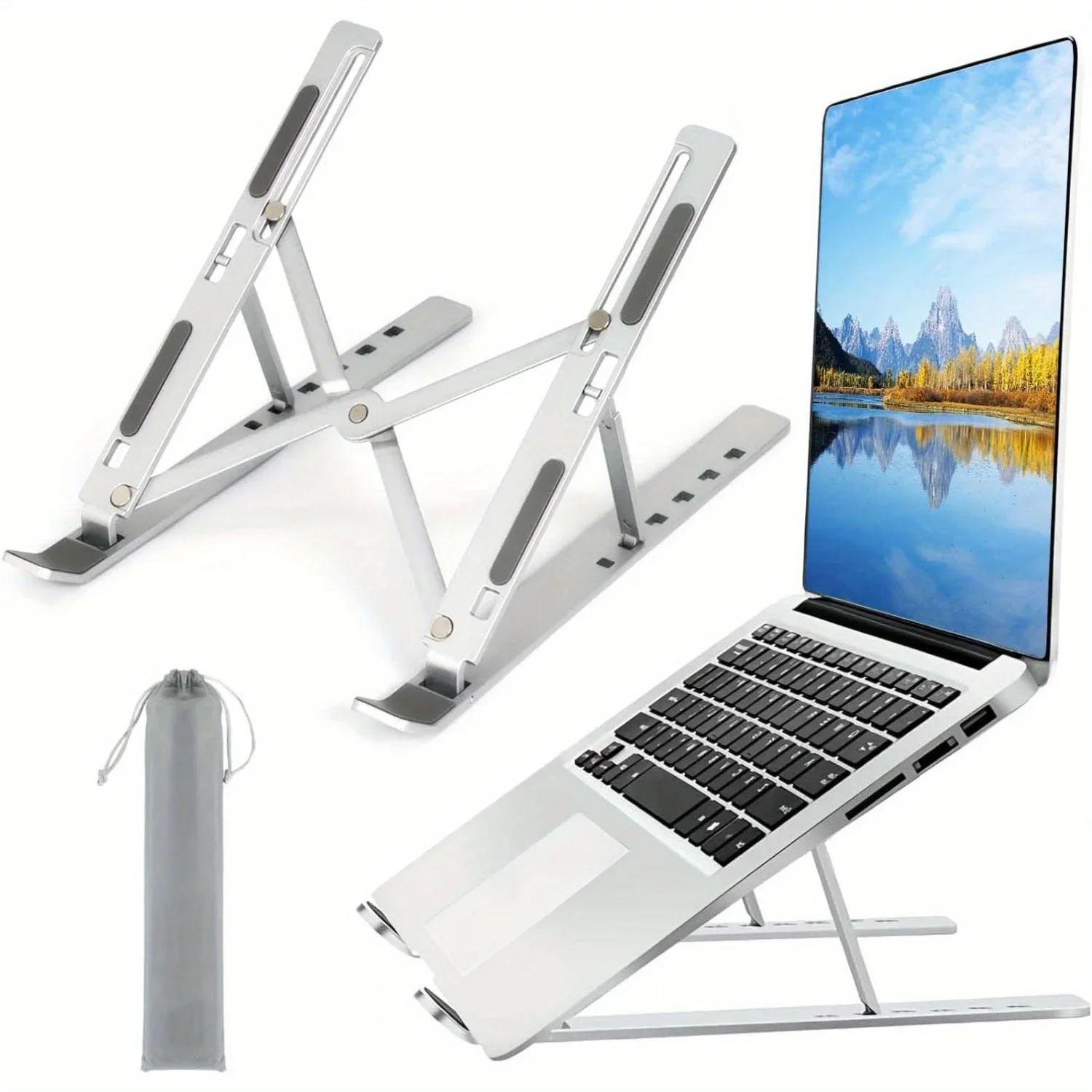 حامل كمبيوتر محمول قابل للطي م - مراجعة Desk Setup Mac وسعره