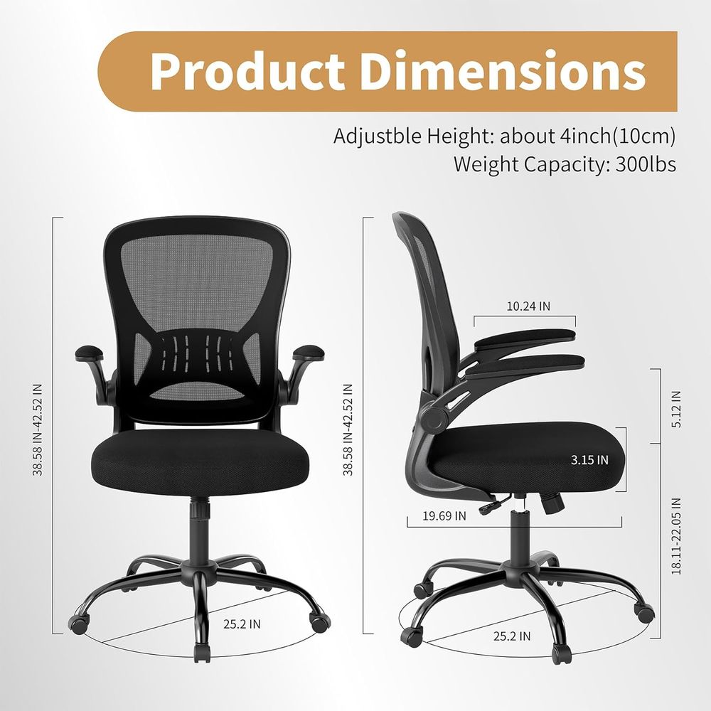 مجموعة كراسي مكتبية مكونة من 1 - مراجعة Desk Setup Black And Wood وسعره