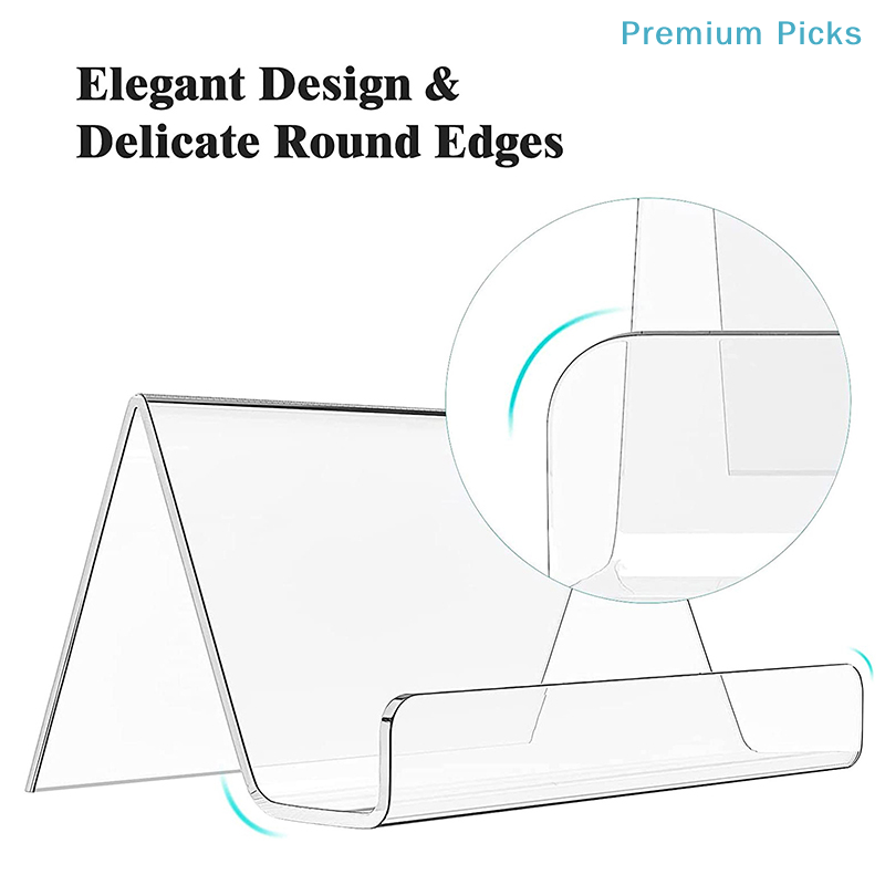 حامل بطاقات عمل شفاف من الأكري - مراجعة Desk Setup Shelves وسعره