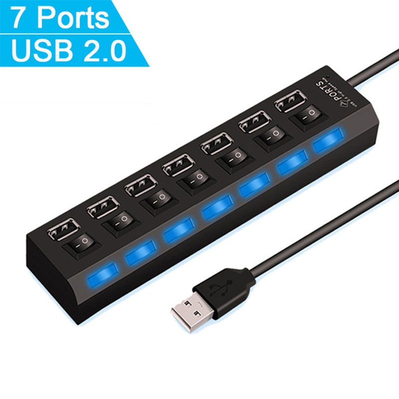 موزع USB 2.0 بـ 7 منافذ لأجهزة - مراجعة Desk Setup Mac وسعره