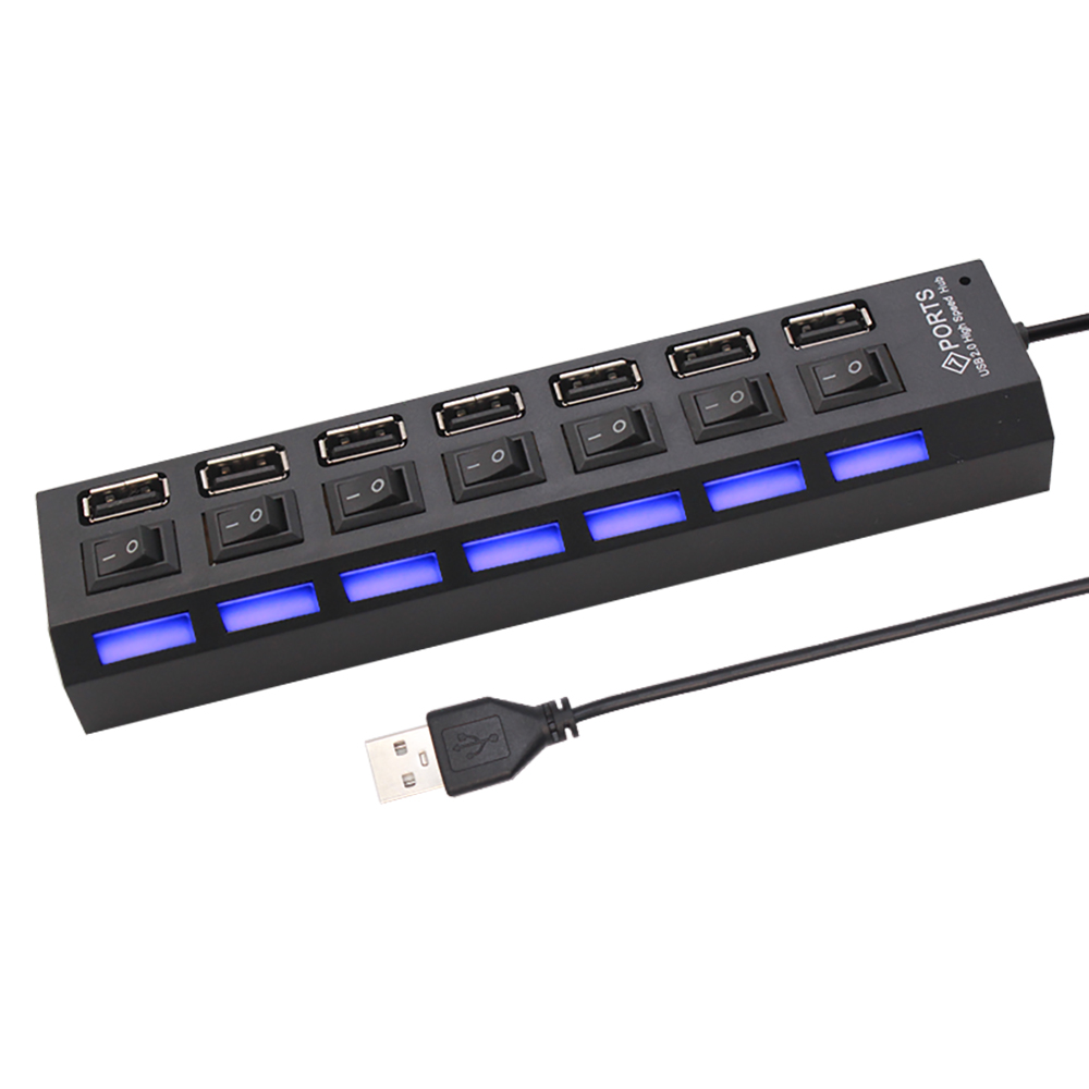 موزع USB 2.0 بـ 7 منافذ لأجهزة - مراجعة Desk Setup Mac وسعره