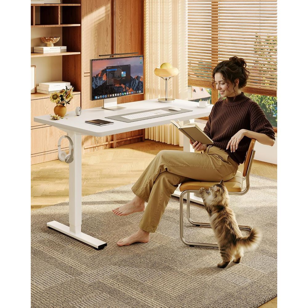 EN1 مكتب واقف من قطعة واحدة مق - مراجعة Desk Setup One Monitor وسعره