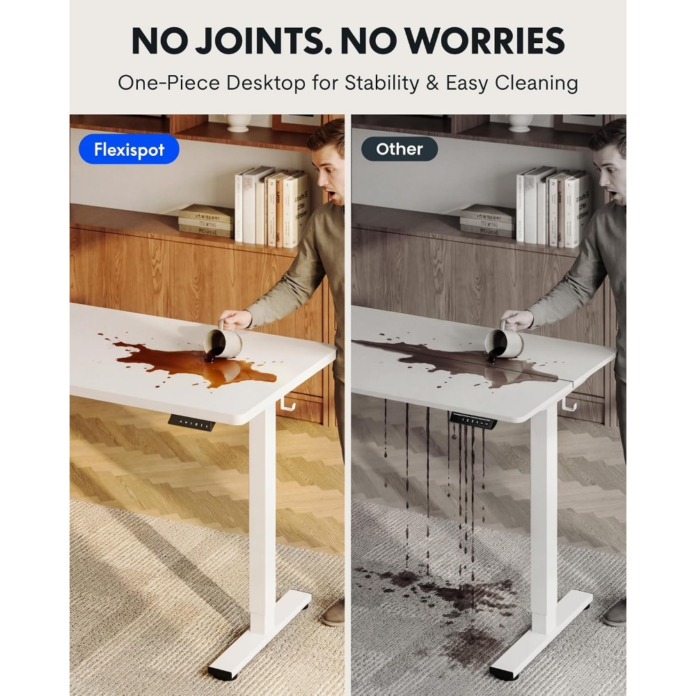 مكتب قابل للتحويل FLEXISPOT EN - مراجعة Desk Setup One Monitor وسعره