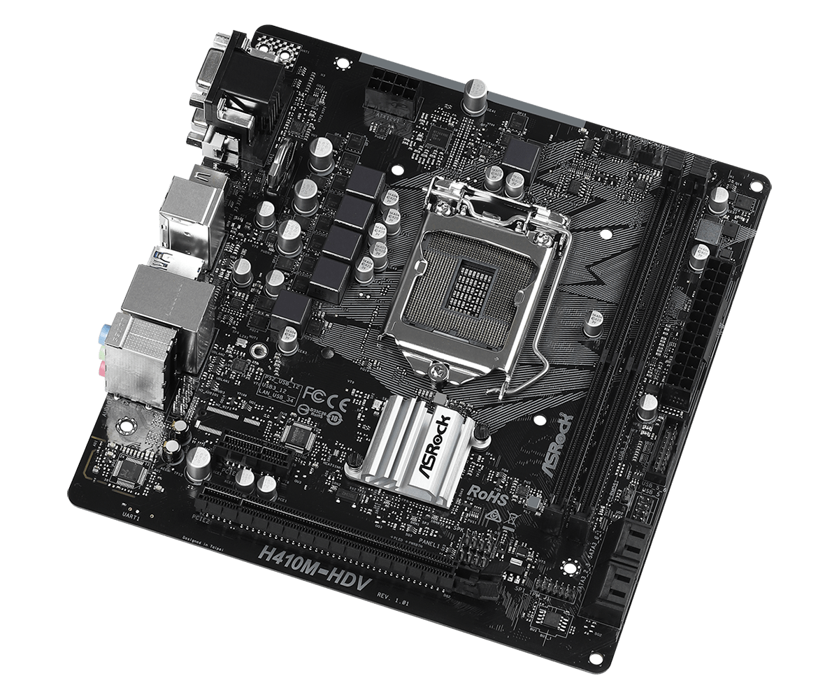 لوحة أم ASROCK H410M-HDV من إن - مراجعة Intel Cpu Core I7 وسعره