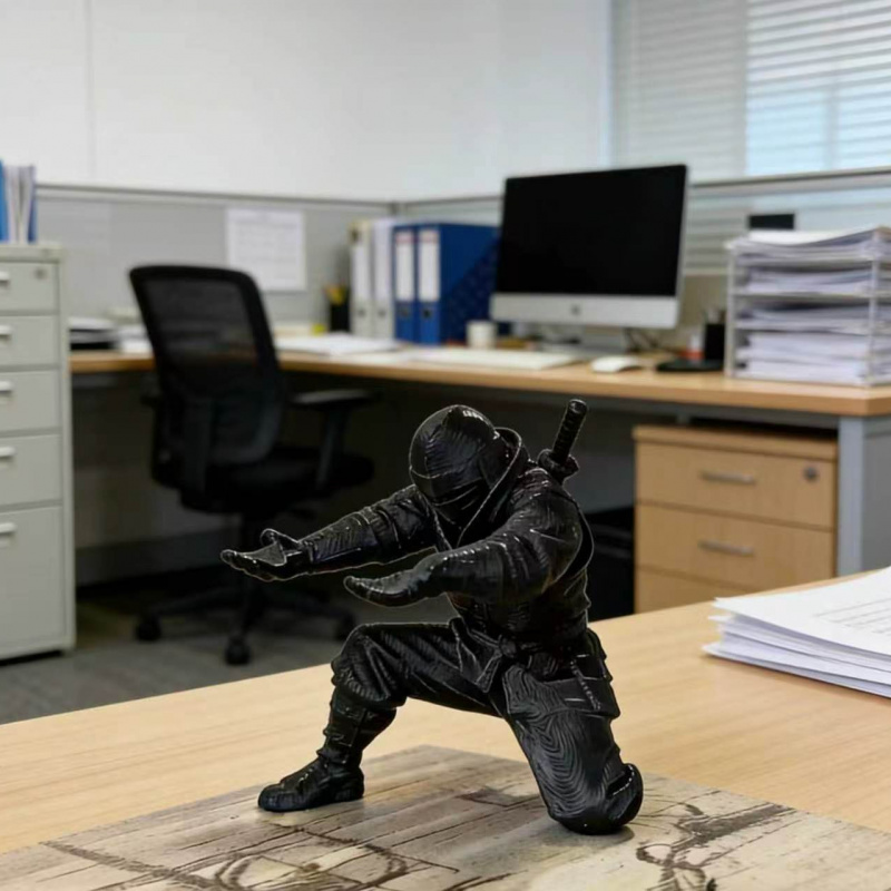 حامل أقلام نينجا مطبوع بتقنية  - مراجعة Desk Setup Gifts وسعره