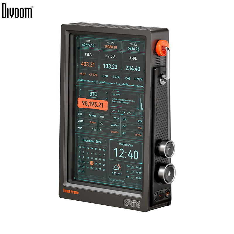 إطار Divoom Times مقاس 10.1 بو - مراجعة Speaker Desk Setup وسعره