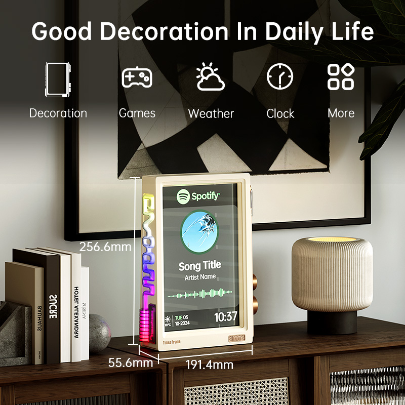 إطار Divoom Times مقاس 10.1 بو - مراجعة Speaker Desk Setup وسعره