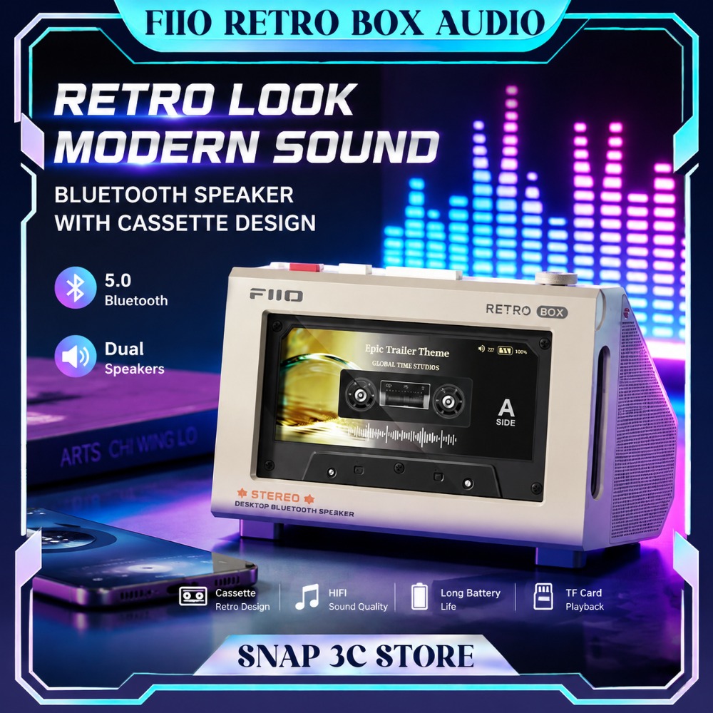 مكبر صوت ستيريو بلوتوث على طرا - مراجعة Speaker Desk Setup وسعره