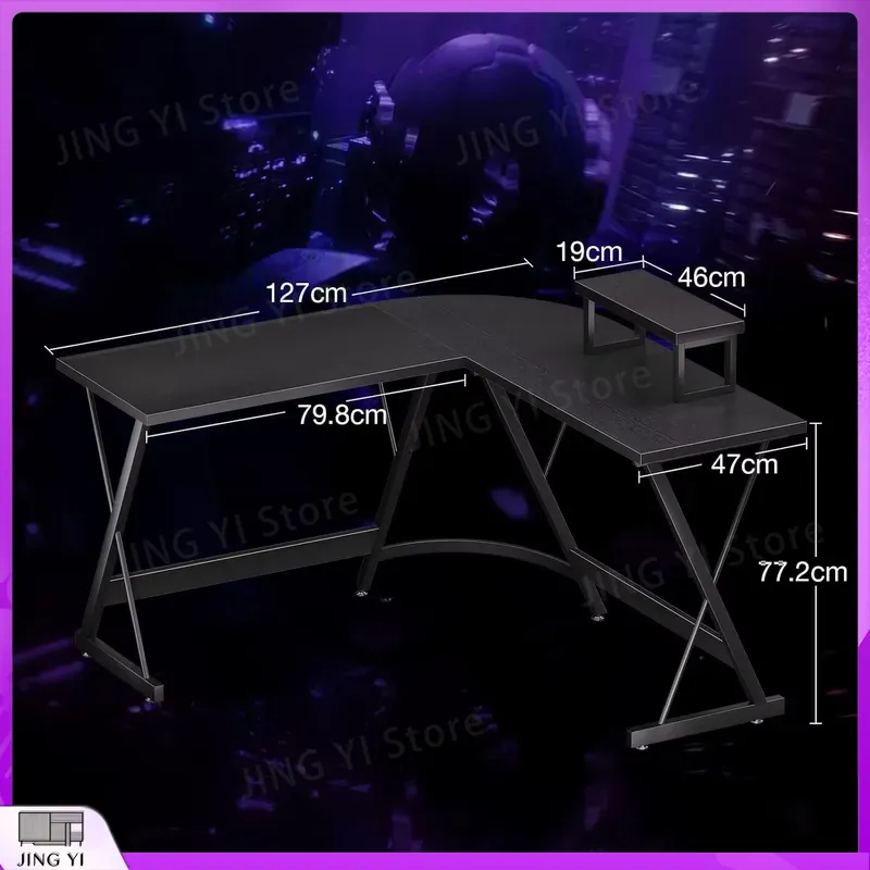 طاولة ألعاب على شكل حرف L مع ح - مراجعة Desk Setup No Computer وسعره