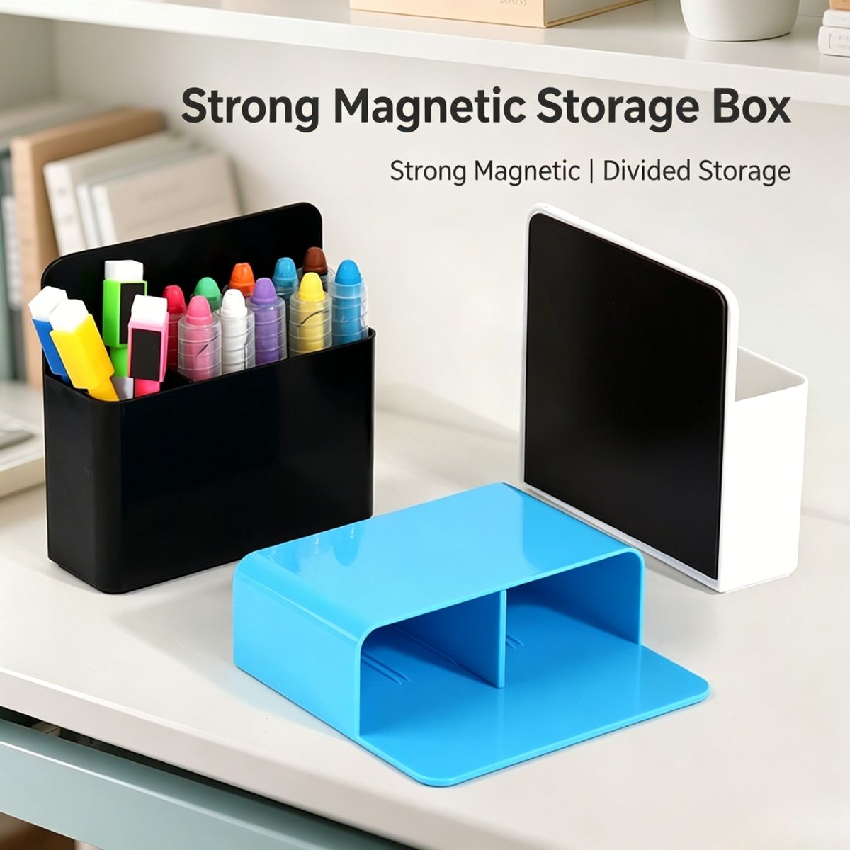 قطعتان من حامل أقلام مغناطيسي  - مراجعة Pen Cup Magnetic وسعره