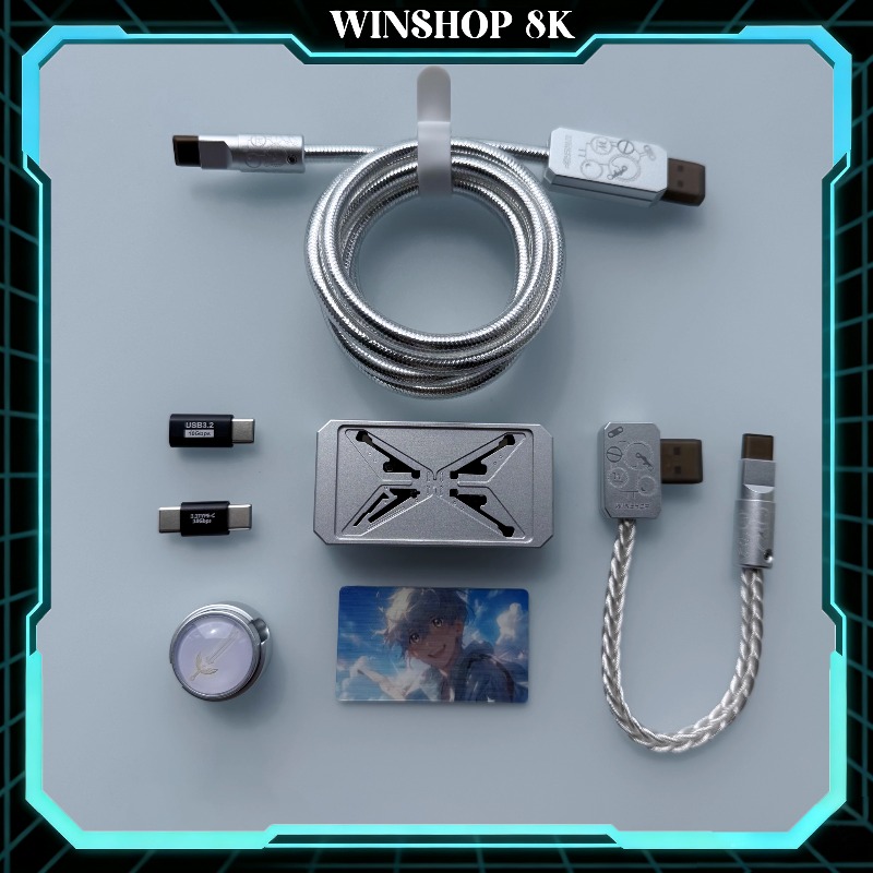 موزع USB من WINSHOP Esports HU - مراجعة Desk Setup Hub وسعره