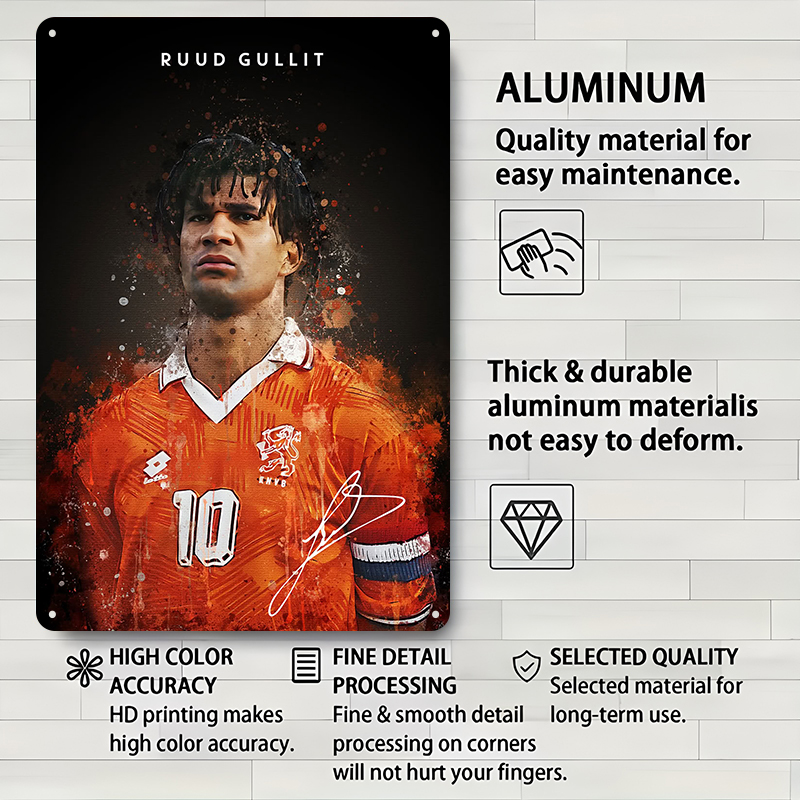 لوحات معدنية فنية للاعب كرة ال - مراجعة Desk Setup Vintage وسعره