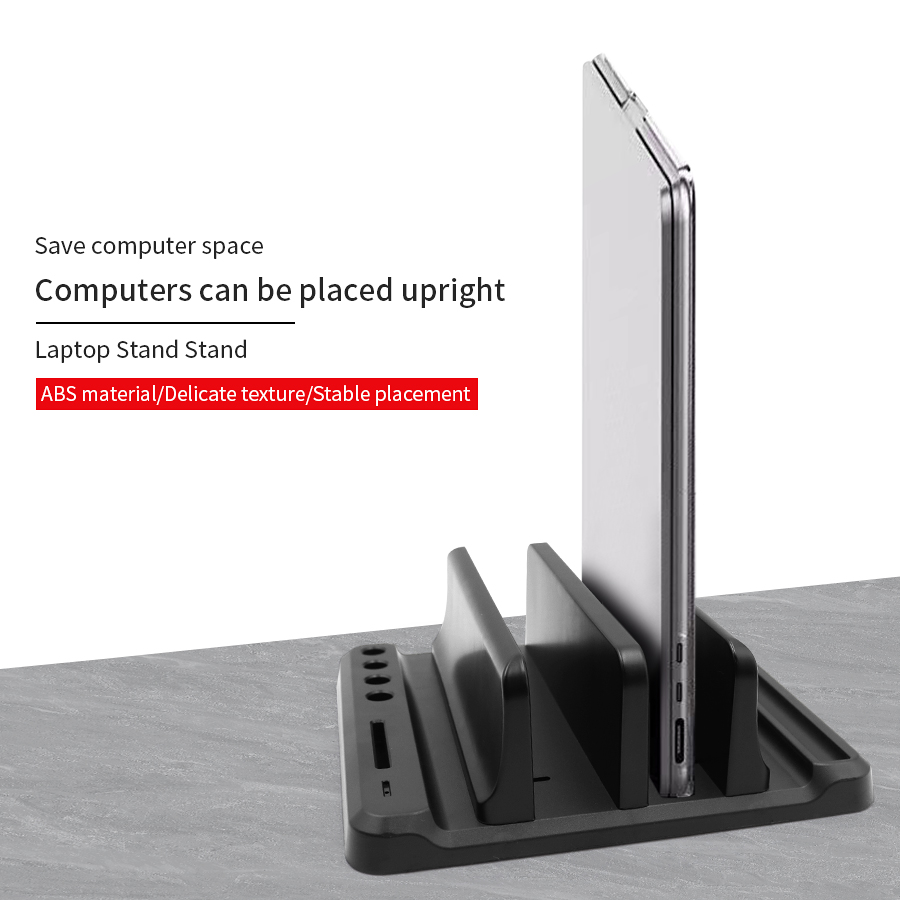 حامل كمبيوتر محمول عمودي من ال - مراجعة Desk Setup Mac وسعره