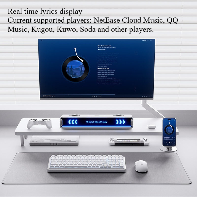 مكبر صوت K20 GT بشاشة كاملة مع - مراجعة Speaker Desk Setup وسعره