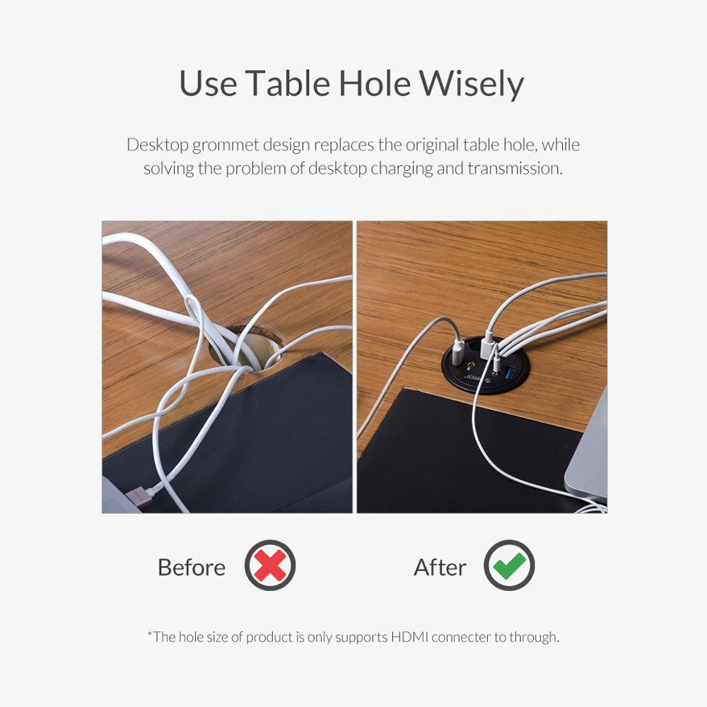 ORICO 5Gbps عالية السرعة USB H - مراجعة Desk Setup Hub وسعره