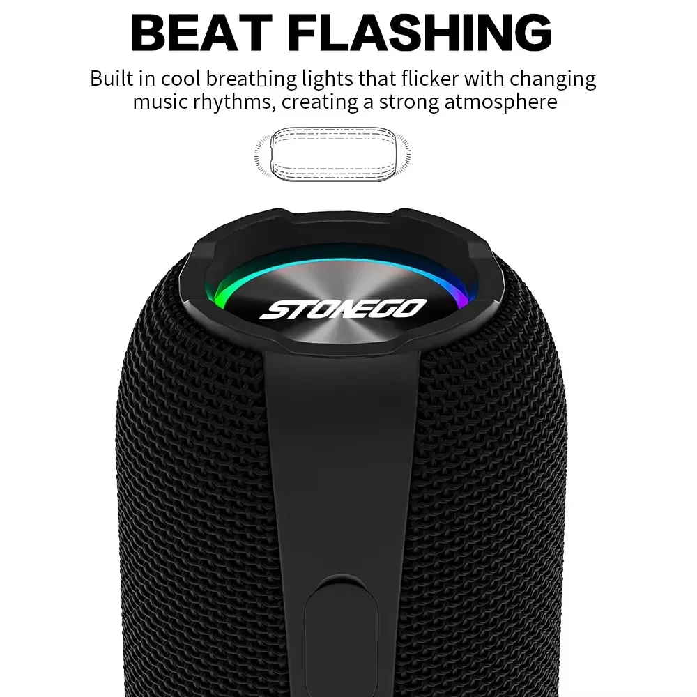 مكبر صوت بلوتوث سايبربانك RGB  - مراجعة Speaker Desk Setup وسعره